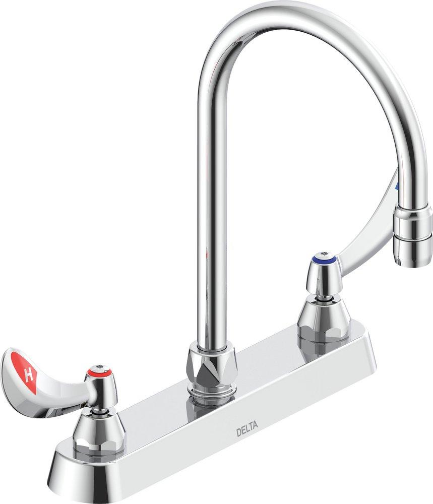 Delta Faucet Chrome Two Handle Kitchen Faucet 