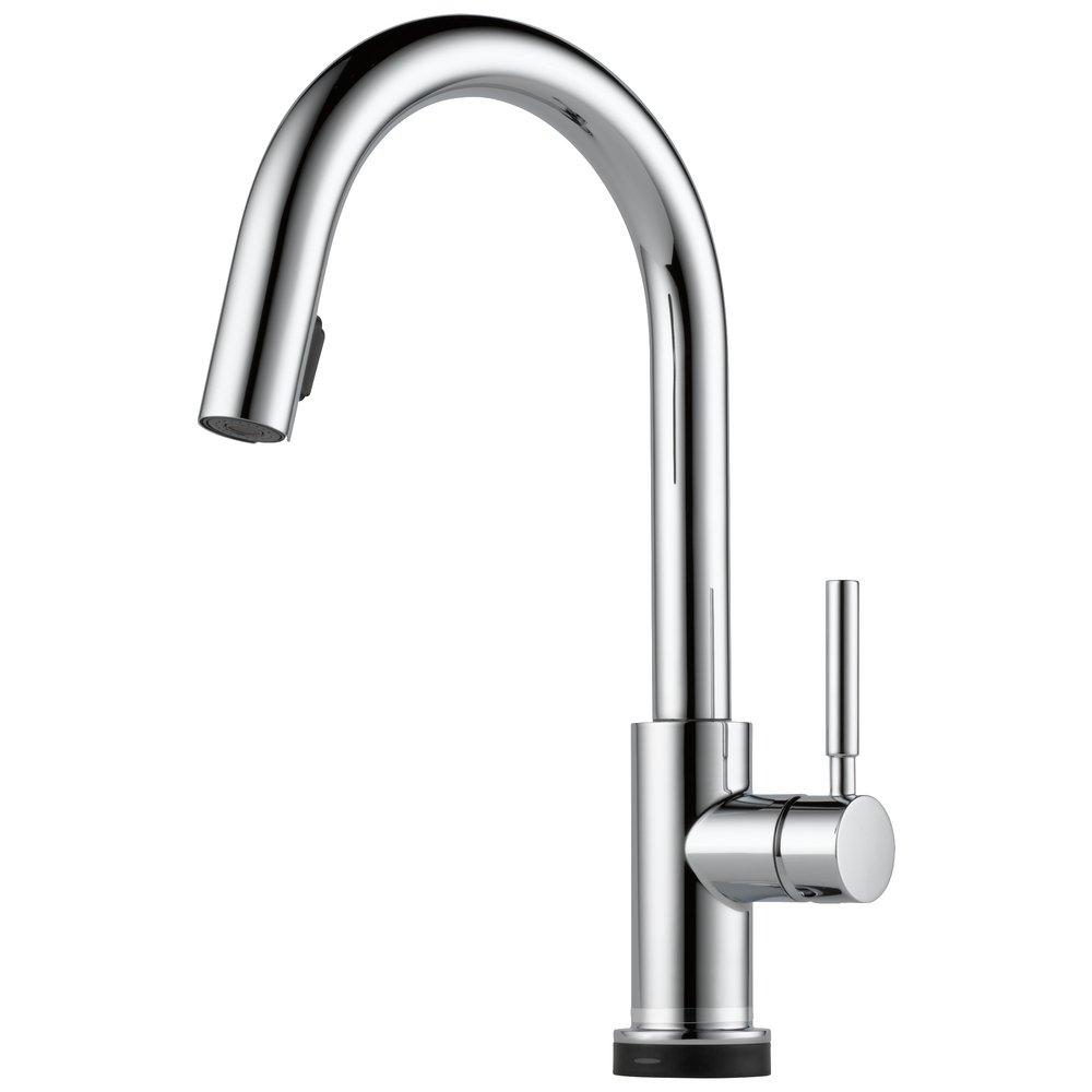 Brizo Chrome Single Handle Pull Down Kitchen Faucet 