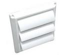 8 in. Plastic Wall Vent in White