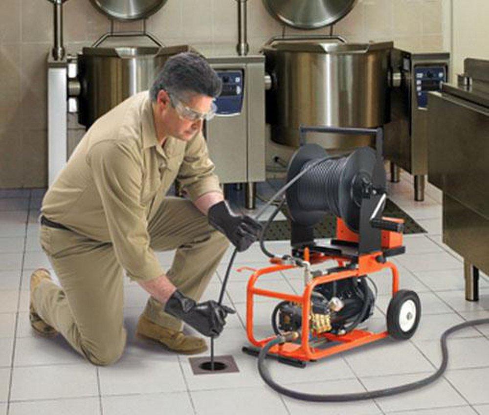 General Pipe Cleaners Orange 1-1/2 hp 1500 psi Water Jet 