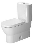 Duravit White 1.28 gpf Elongated Floor Mount Toilet Bowl 