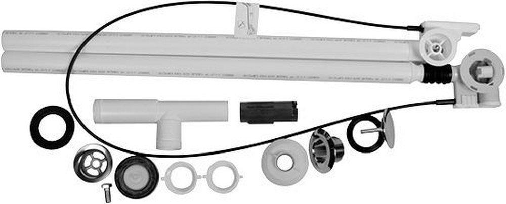 Duravit Polished Chrome Plastic Waste and Overflow Body Drain 