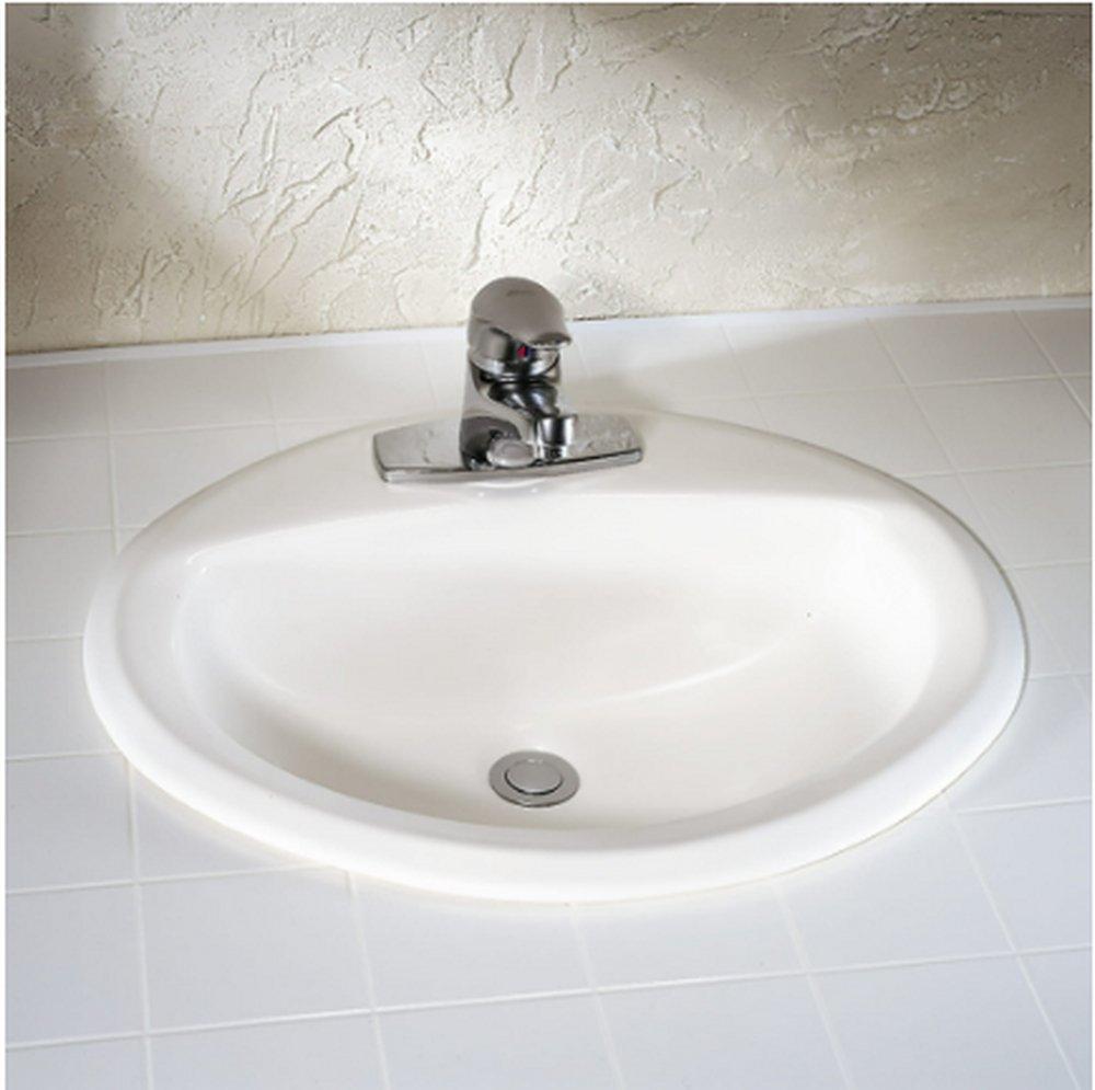American Standard White Drop-in Bathroom Sink 