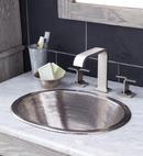 Native Trails Brushed Nickel Round Bathroom Sink 