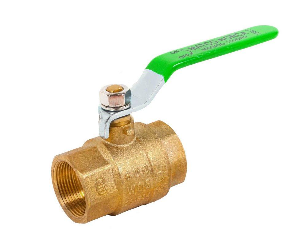 Matco-Norca Brass Full Port IPS 600# Ball Valve 