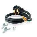EZ-FLO Black 30 Amp Appliance Cord 
