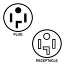 EZ-FLO Black 30 Amp Appliance Cord 