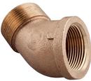 MNPT x FNPT 125# Schedule 40 Standard Global Brass 45 Degree Street Elbow 