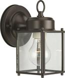 Homestyle Lighting Bronze 8 in. 100W Wall Mount Medium Lantern 