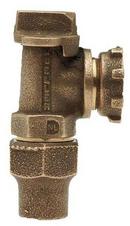Mueller Company 3/4 in. Copper Flared x Meter Flanged Ball Angle Valve with Lock Wing 