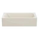 PROFLO&reg; Biscuit 60 x 30 in. 3-Wall Alcove Bathtub with Right-Hand Drain 