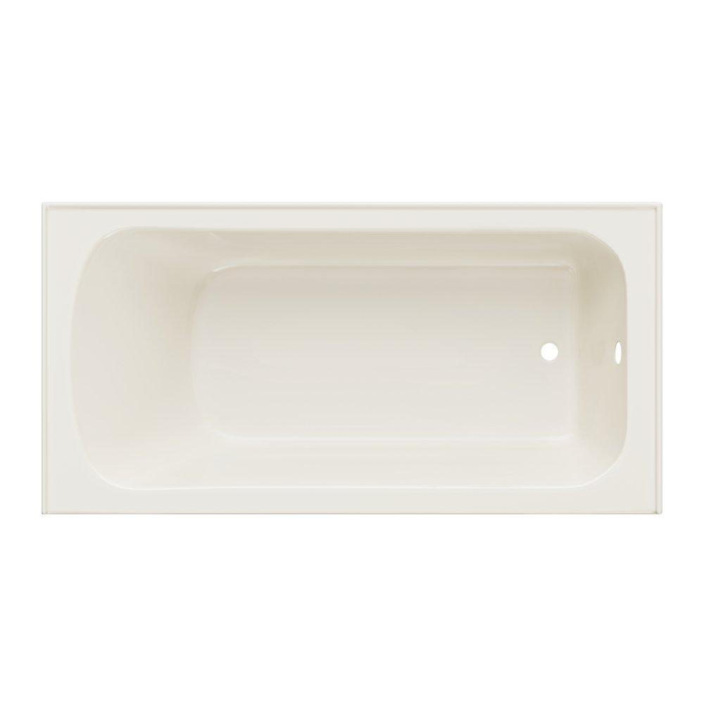PROFLO&reg; Biscuit 60 x 30 in. 3-Wall Alcove Bathtub with Right-Hand Drain 