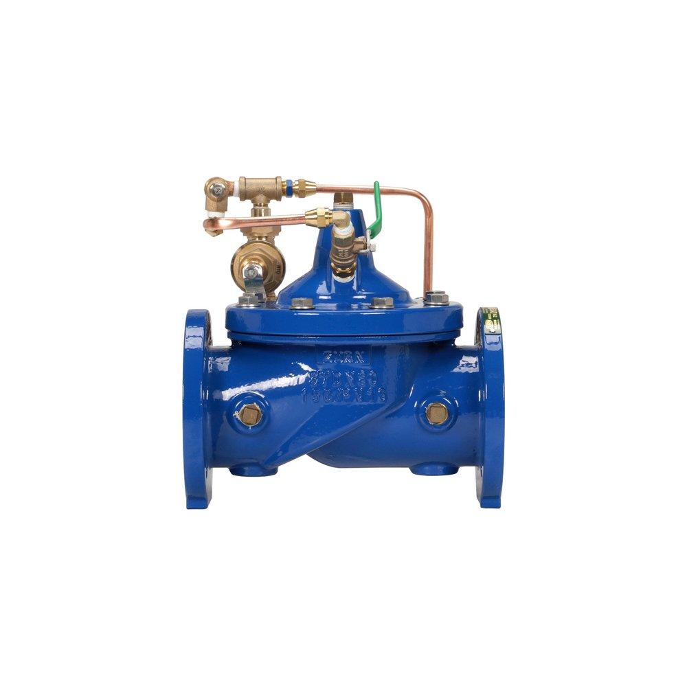 Zurn Wilkins Blue Flanged Ductile Iron Automatic Control Valve 