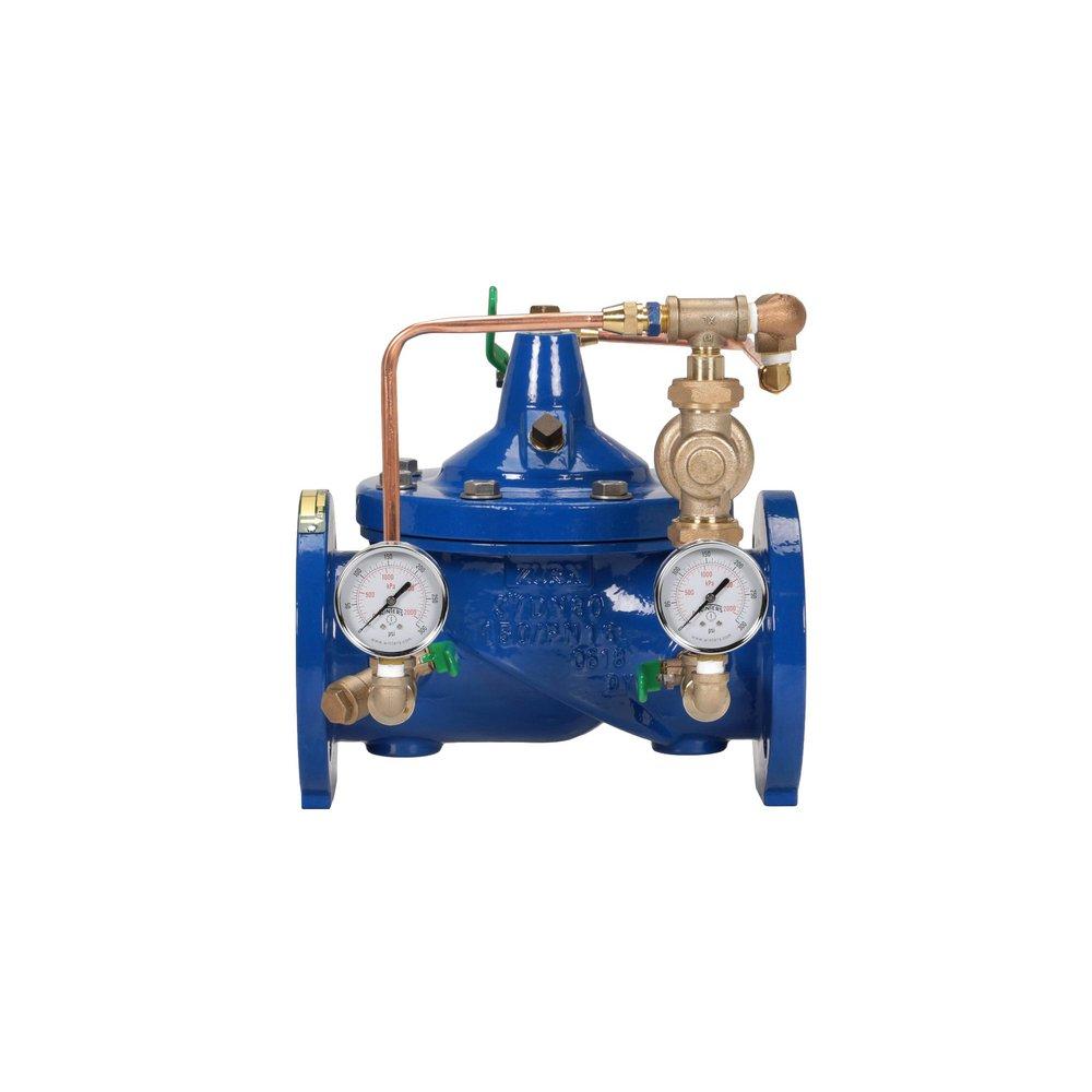 Zurn Wilkins Blue Flanged Ductile Iron Automatic Control Valve 