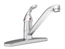 PROFLO&reg; Polished Chrome Single Handle Kitchen Faucet 3 Faucet Holes 