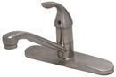 PROFLO&reg; Brushed Nickel Single Handle Kitchen Faucet 