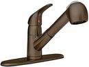 PROFLO&reg; Oil Rubbed Bronze Single Handle Pull Out Kitchen Faucet with Two-Function Spray 
