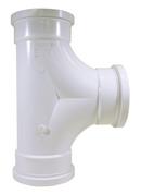 TRENCH TOUGH PLUS Gasket Heavy Wall Sewer Straight SDR 26 PVC 2-Way Clean-Out 