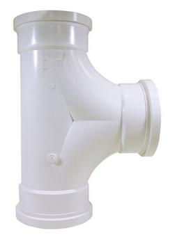 6 in. Gasket Heavy Wall Sewer Straight SDR 26 PVC 2-Way Clean-Out