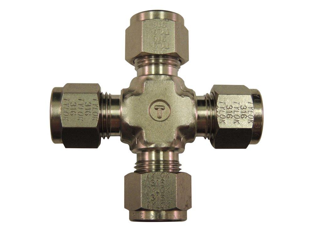 Tylok OD Tube Steel Double Union 