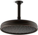 KOHLER Oil Rubbed Bronze Single Function Rain Showerhead 