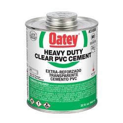 32 oz. Heavy Duty Medium Set Clear PVC Pipe Cement