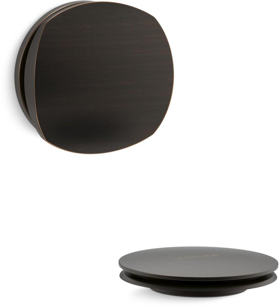 KOHLER Oil Rubbed Bronze 3-1/8 in. Metal Drain and Overflow Trim Kit 