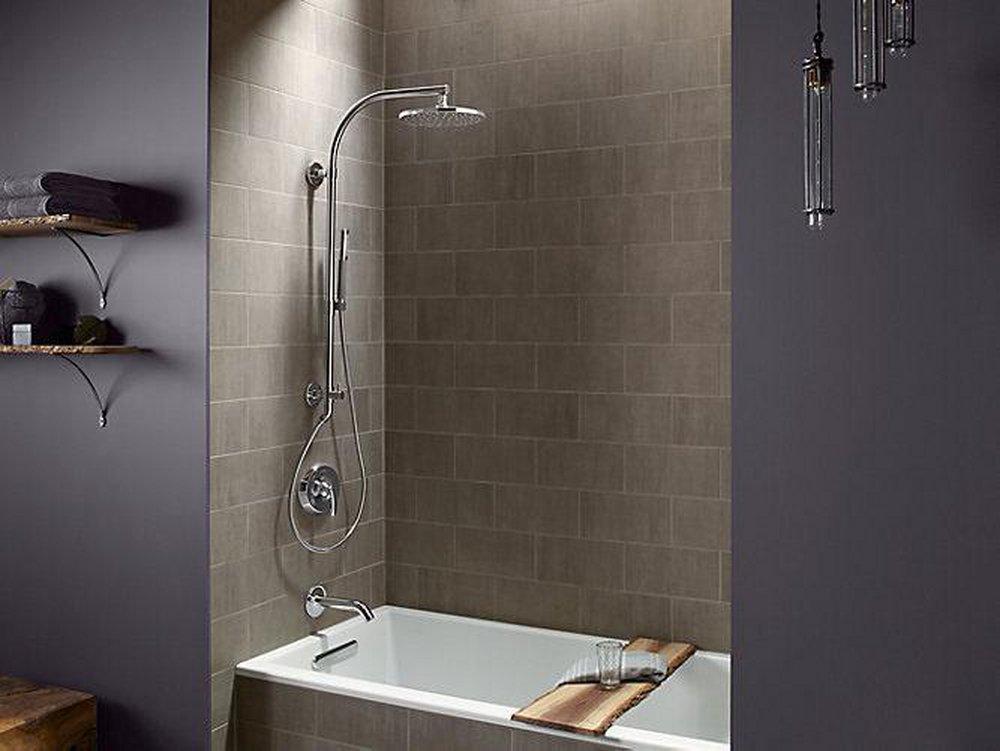 KOHLER Vibrant Brushed Nickel 40 in. Shower Rail 