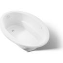 KOHLER White 60 x 42 in. Thermal Air Drop-In Bathtub with Reversible Drain 