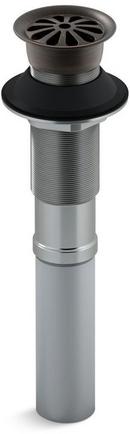 KOHLER Oil Rubbed Bronze Grid Drain (Less Overflow) 