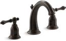 KOHLER Oil Rubbed Bronze Two Handle Bathroom Sink Faucet 