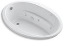 60 x 42 in. Thermal Air Drop-In Bathtub with End Drain in White