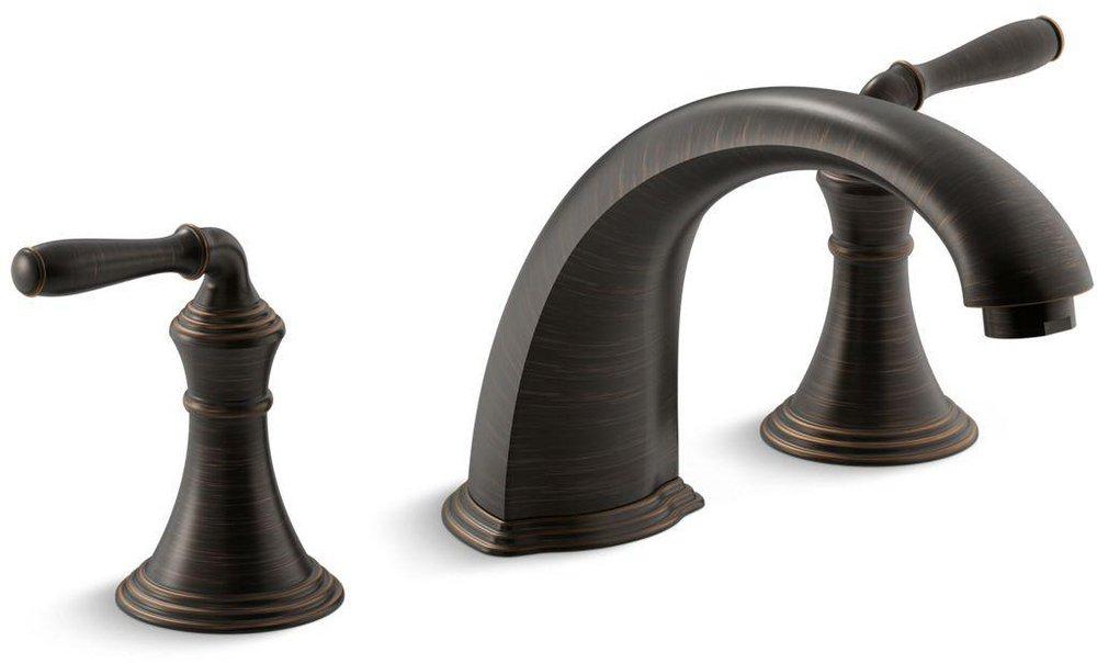 KOHLER Oil Rubbed Bronze Two Handle Roman Tub Faucet Trim Only 