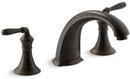KOHLER Oil Rubbed Bronze Two Handle Roman Tub Faucet Trim Only 