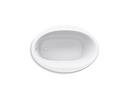 KOHLER White 60 x 42 in. Drop-In Bathtub with Center Drain 