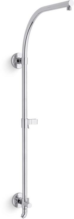 27 in. Shower Rail in Polished Chrome