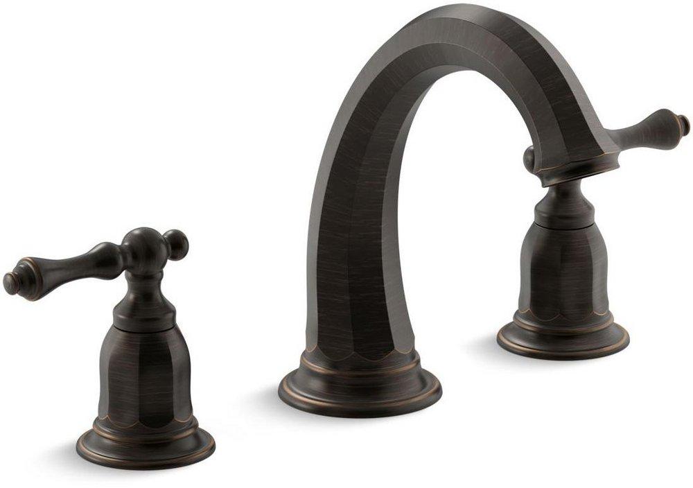 KOHLER Oil Rubbed Bronze Two Handle Roman Tub Faucet 