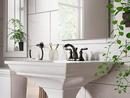 Two Handle Centerset Bathroom Sink Faucet in Oil Rubbed Bronze 