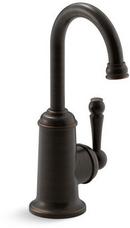 1-Hole Beverage Faucet with Aquifer and Single Lever Handle in Oil Rubbed Bronze