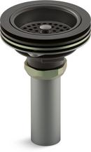 KOHLER Oil Rubbed Bronze Brass Basket Strainer with Tailpiece 