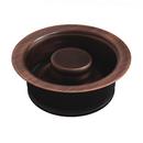 Copper Disposer Flange & Stopper in Antique Copper