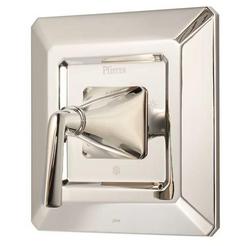 Single Handle Pressure Balancing Valve Trim in Polished Nickel