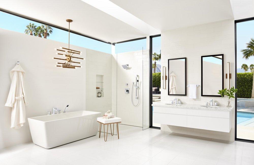 Pfister Polished Chrome Single Handle Bathtub & Shower Faucet (Trim Only) 