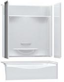 Aker by MAAX White 59-7/8 x 30-1/8 in. Tub & Shower Unit in White 