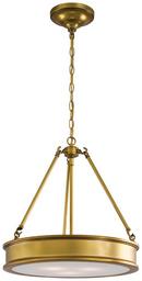 Minka Lavery Liberty Gold 100W 3-Light Medium Pendant 