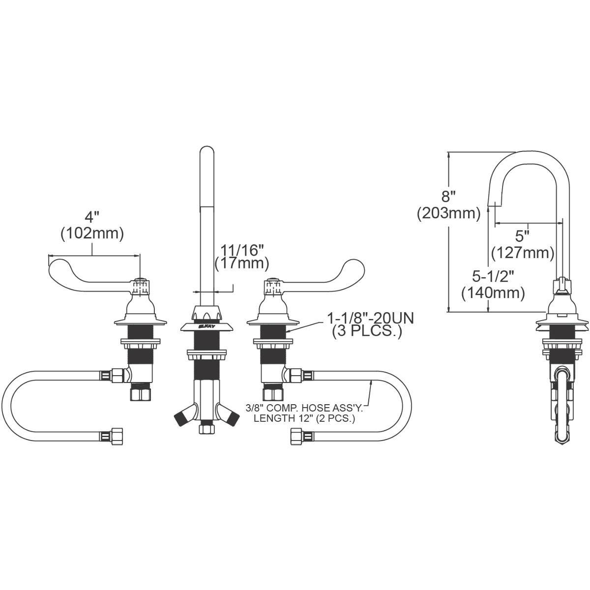 Elkay Maraschino Drain Kit 