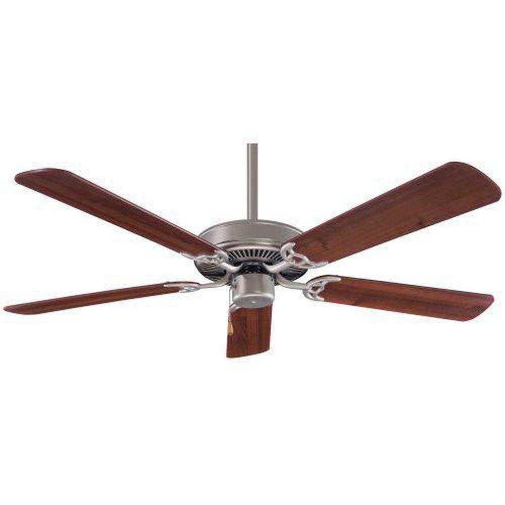 Minka Aire Brushed Stainless Steel 52 x 11-3/8 in. 5-Blade Ceiling Fan in Brushed Stainless Steel with Blades 