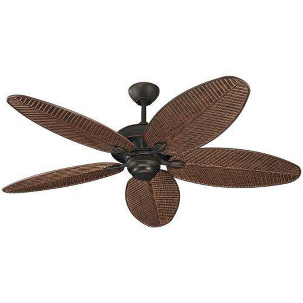 Visual Comfort & Co. Fan Roman Bronze&trade; 67.8W 5-Blade Ceiling Fan with 52 in. Blade Span 