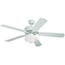 Monte Carlo White 13W 5-Blade Ceiling Fan with 52 in. Blade Span 