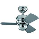 24 in. 3-Blade Ceiling Fan in Polished Nickel